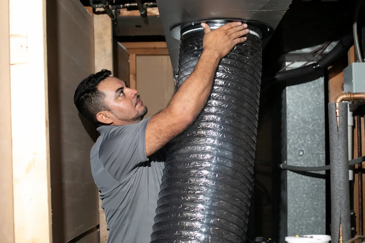 Professional air duct cleaning service
