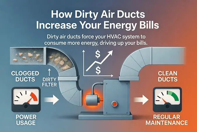 How Dirty Air Ducts Increase Your Energy Bills